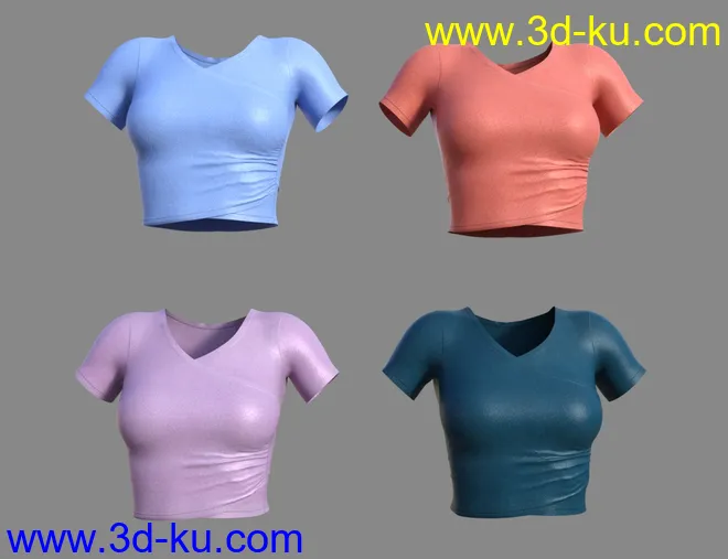 Cute and Simple Outfit for Genesis 8.1 Female模型的图片11