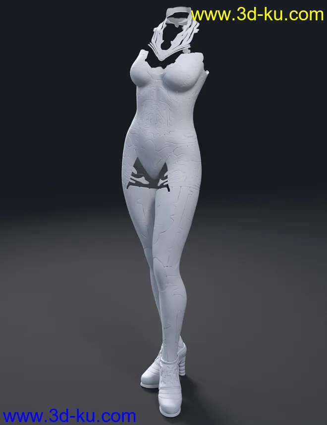 CyberDream Outfit for Genesis 8.1 Females模型的图片2
