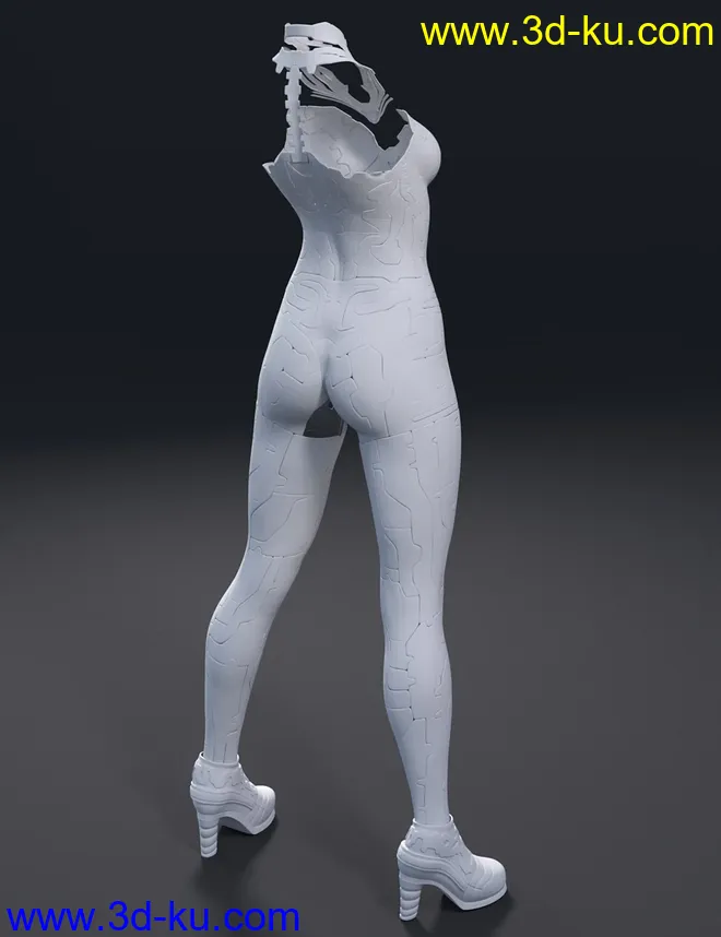 CyberDream Outfit for Genesis 8.1 Females模型的图片3