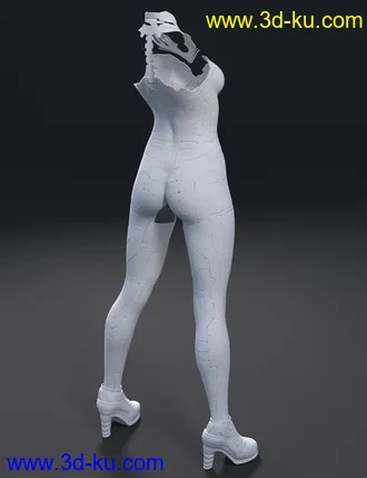 3D打印模型CyberDream Outfit for Genesis 8.1 Females的图片