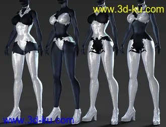 3D打印模型CyberDream Outfit for Genesis 8.1 Females的图片