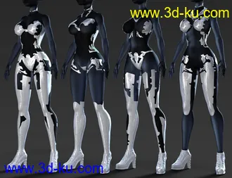 3D打印模型CyberDream Outfit for Genesis 8.1 Females的图片