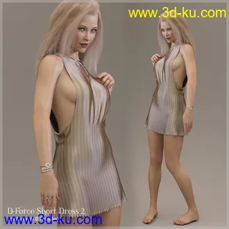3D打印模型D-Force Short Dress2 for G8F的图片
