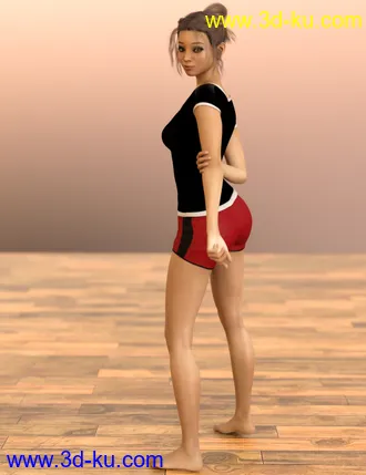 3D打印模型D.E.M. Dancewear Model E-Girl Poses Vol 2 for Genesis 8 Female的图片