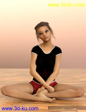 3D打印模型D.E.M. Dancewear Model E-Girl Poses Vol 2 for Genesis 8 Female的图片