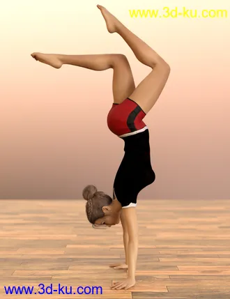 3D打印模型D.E.M. Dancewear Model E-Girl Poses Vol 2 for Genesis 8 Female的图片