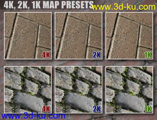 DD PBR Brick Shaders for Iray模型的图片3