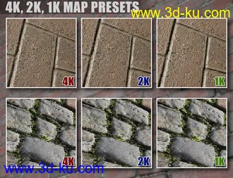 3D打印模型DD PBR Brick Shaders for Iray的图片