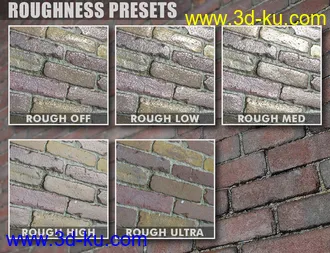 3D打印模型DD PBR Brick Shaders for Iray的图片