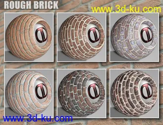 3D打印模型DD PBR Brick Shaders for Iray的图片