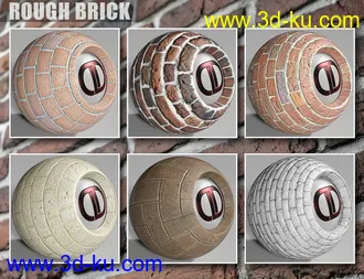 3D打印模型DD PBR Brick Shaders for Iray的图片