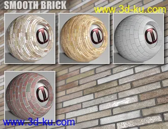 3D打印模型DD PBR Brick Shaders for Iray的图片