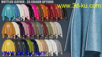 3D打印模型DD PBR Leather Shaders for Iray的图片