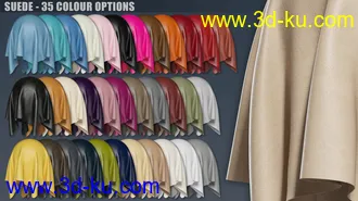 3D打印模型DD PBR Leather Shaders for Iray的图片