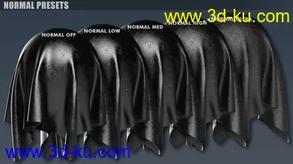 3D打印模型DD PBR Leather Shaders for Iray的图片