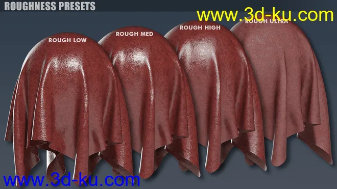 DD PBR Leather Shaders for Iray模型的图片7