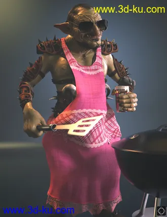 3D打印模型dForce Aprons Mega Pack for Genesis 8 and 8.1 Females的图片