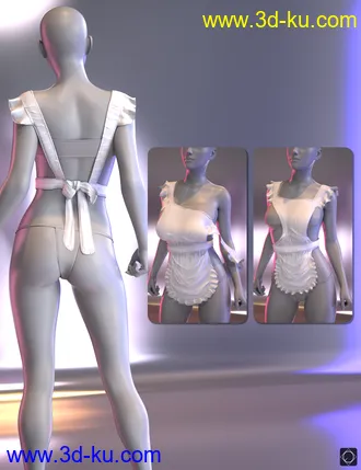3D打印模型dForce Aprons Mega Pack for Genesis 8 and 8.1 Females的图片