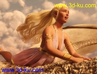 3D打印模型dForce Backbunch Hair for Genesis 8 and 8.1 Females的图片