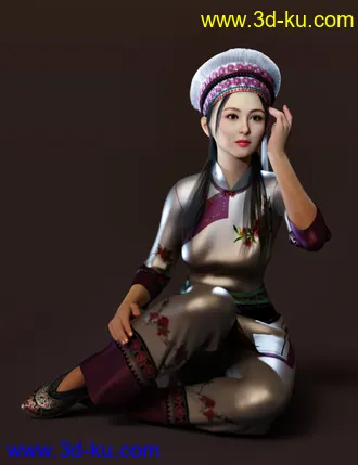 3D打印模型dForce Bai Outfit for Genesis 8 and 8.1 Females的图片