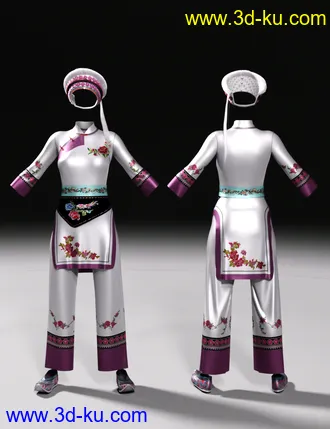 3D打印模型dForce Bai Outfit for Genesis 8 and 8.1 Females的图片