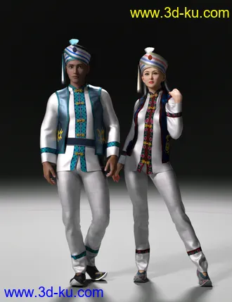 3D打印模型dForce Bai Outfit for Genesis 8 and 8.1 Male的图片