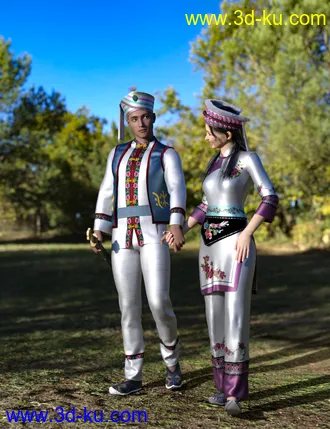 3D打印模型dForce Bai Outfit for Genesis 8 and 8.1 Male的图片