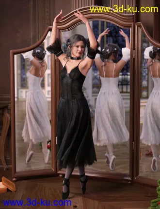 3D打印模型dForce Ballet Dreams for Genesis 8.1 Female的图片