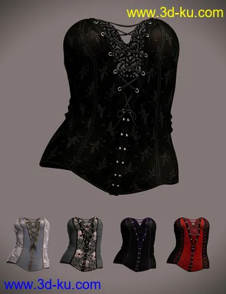 3D打印模型dForce Blackstar Tempest Outfit for Genesis 8 Females Bundle的图片