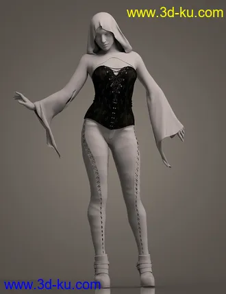 3D打印模型dForce Blackstar Tempest Outfit for Genesis 8 Females Bundle的图片