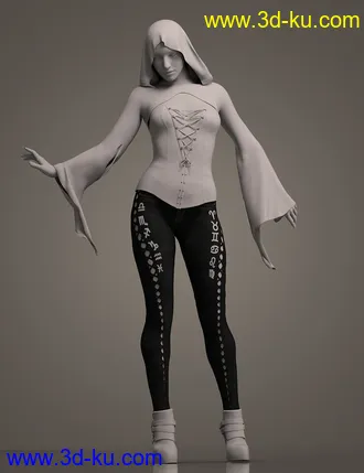 3D打印模型dForce Blackstar Tempest Outfit for Genesis 8 Females Bundle的图片