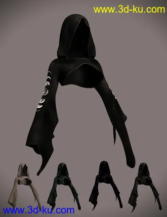 3D打印模型dForce Blackstar Tempest Outfit for Genesis 8 Females Bundle的图片