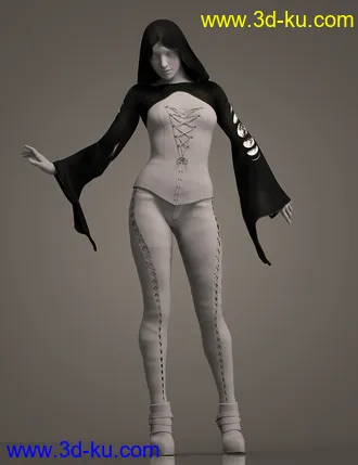 3D打印模型dForce Blackstar Tempest Outfit for Genesis 8 Females Bundle的图片