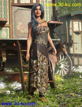 3D打印模型dForce Boho Soul for Genesis 8 Female(s)的图片