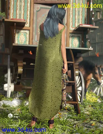 3D打印模型dForce Boho Soul for Genesis 8 Female(s)的图片