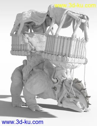 3D打印模型dForce Bullatan Carriage for the Bullatan HD Creature的图片