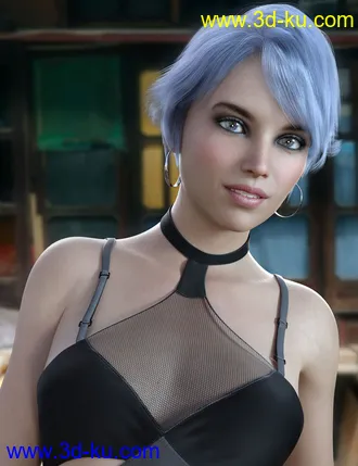 3D打印模型dForce Camira Hair for Genesis 8 and 8.1 Females的图片