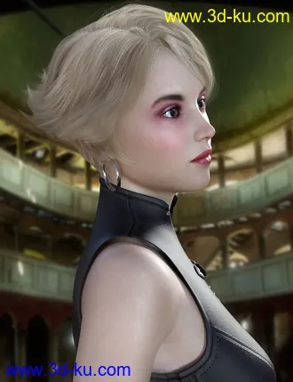 3D打印模型dForce Camira Hair for Genesis 8 and 8.1 Females的图片