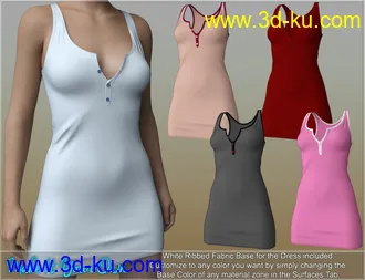 3D打印模型dForce Casual Summer Outfit for Genesis 8 and 8.1 Females的图片