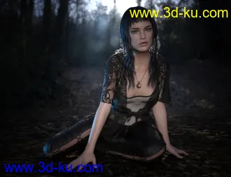 3D打印模型dForce CB Ryi Clothing Set for Genesis 8 and 8.1 Females的图片