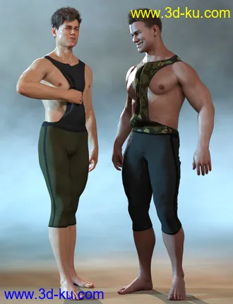 3D打印模型dForce Chronicles of the Heroes Outfit for Genesis 8 Males的图片