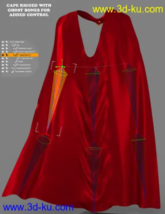 3D打印模型dForce Chronicles of the Heroes Outfit for Genesis 8 Males的图片