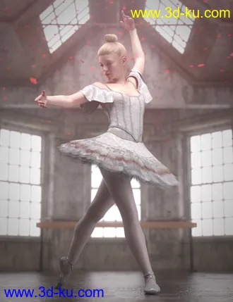 3D打印模型dForce Classic Ballet Outfit Textures Vol 2的图片
