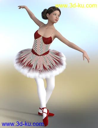 3D打印模型dForce Classic Ballet Outfit Textures Vol 2的图片