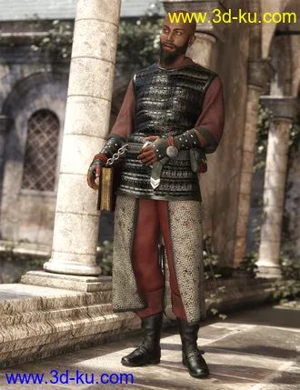 3D打印模型dForce Cleric Outfit for Genesis 8 Male(s)的图片