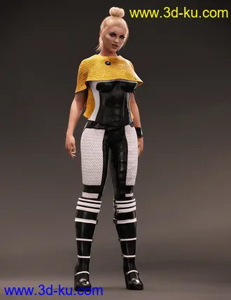 3D打印模型dForce Communications Officer for Genesis 8 Females的图片