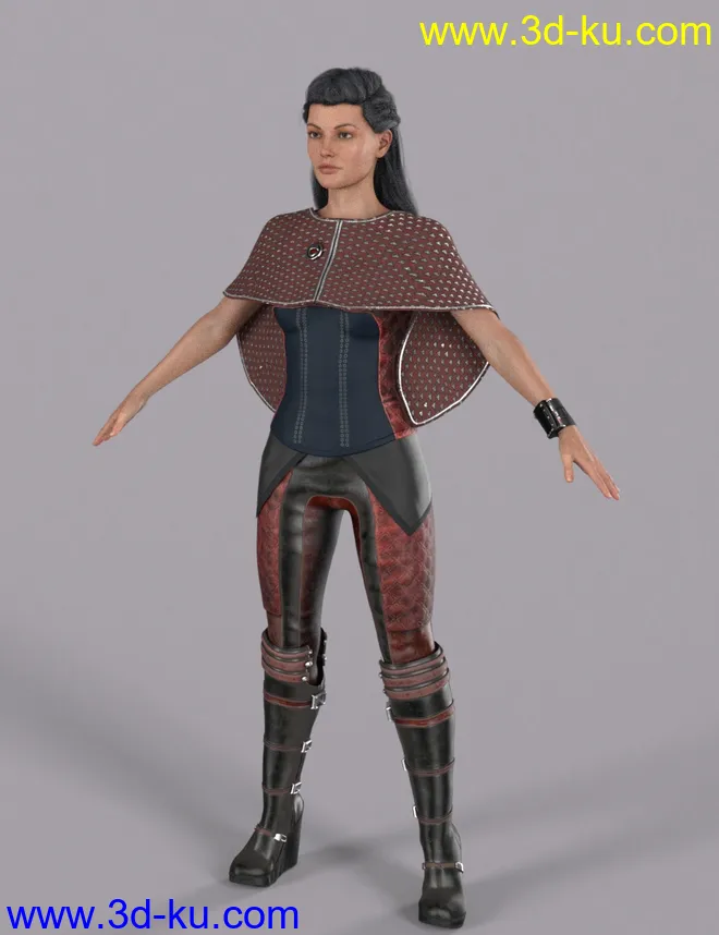 dForce Communications Officer Textures模型的图片3