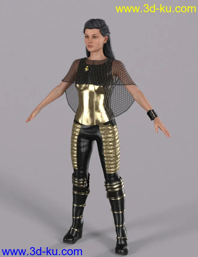 dForce Communications Officer Textures模型的图片4