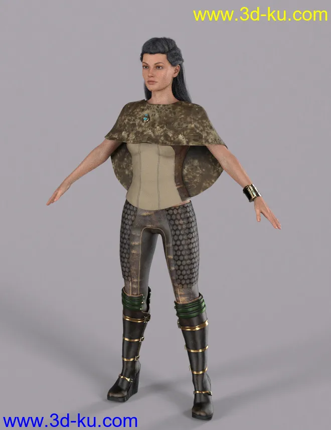 dForce Communications Officer Textures模型的图片5