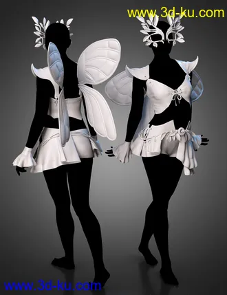 3D打印模型dForce Copperwhirl Outfit for Genesis 8 and 8.1 Females的图片